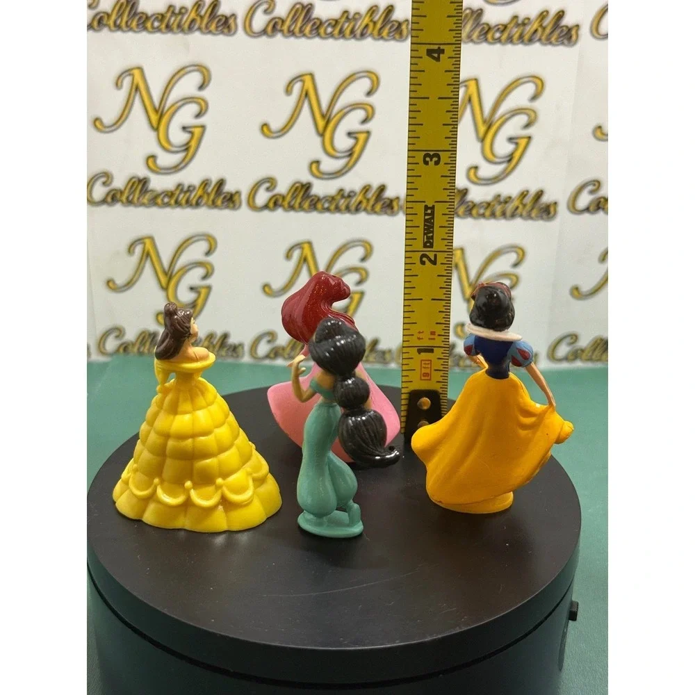 Disney Princess Figurines Lot Ariel Belle Jasmine Snow White Mini Cake Toppers